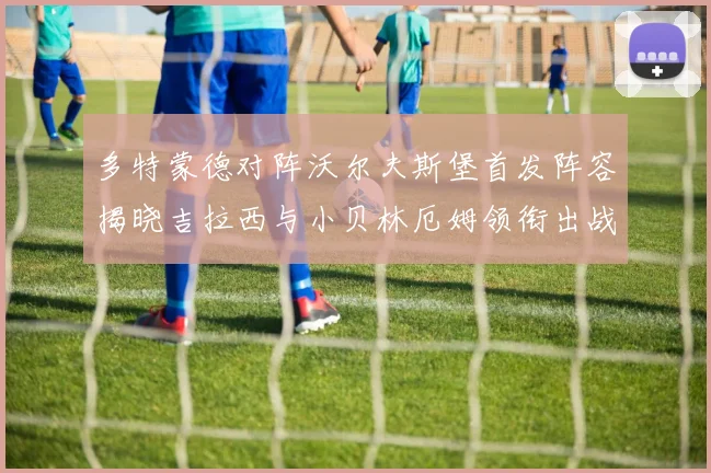 多特蒙德对阵沃尔夫斯堡首发阵容揭晓吉拉西与小贝林厄姆领衔出战